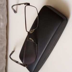 Perry Ellis Men's Glasses Frames. Brown metal body. Men's PE 367-3